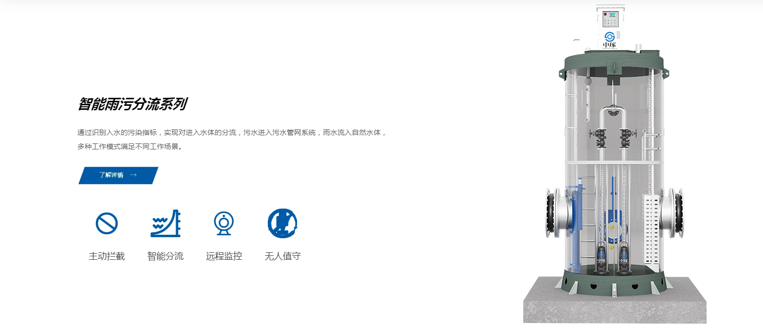 中琢智能雨污分流井是解决内涝的好帮手